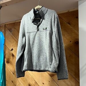 Gray Quarter-Zip Pullover
